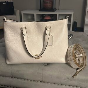 Cream Crossbody Purse